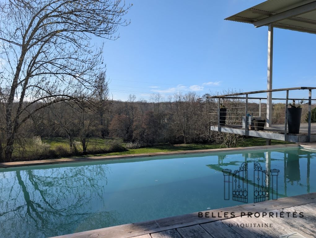 Maison d'architecte ST SULPICE ET CAMEYRAC (33450) BELLES PROPRIETES D'AQUITAINE